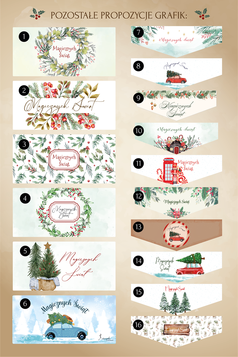 Oferta świąteczna - welur